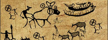 Кисти в виде доисторических рисунков
